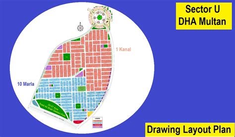 U Sector Dha Multan Drawings Layout Plan Location Map Plots Latest