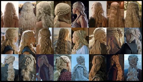 The majority of Daenerys' hairstyles over the years! Which was your ...