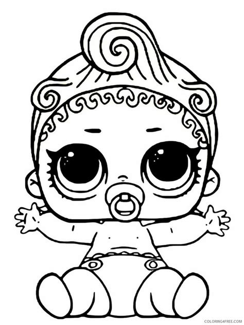 Baby Lol Surprise Coloring Pages For Girls Printable