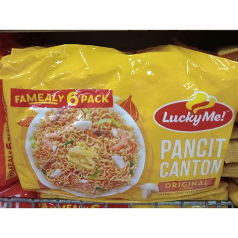 Lucky Me Instant Pancit Canton Original 6 Packs Shopee Philippines