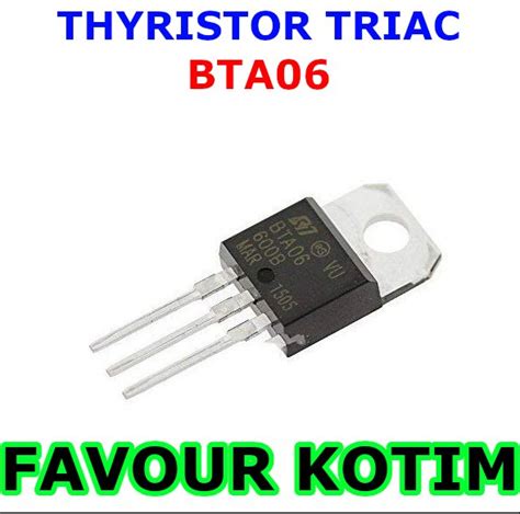 Jual TRANSISTOR BTA 06 600B BTA06 600B FVKOTIM Di Lapak Favour Kotim