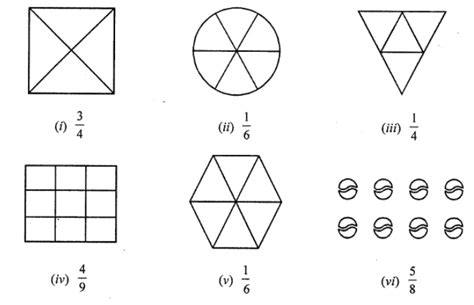 Colour The Part According To The Given Fraction