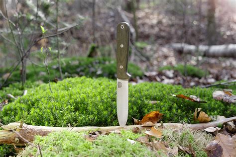 Bark River Kephart Cpm V Green Canvas Micarta Bushcraft Mes