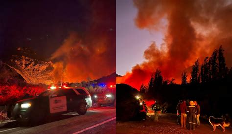 Onemi Declara Alerta Roja En Monte Patria Por Incendio Forestal Van