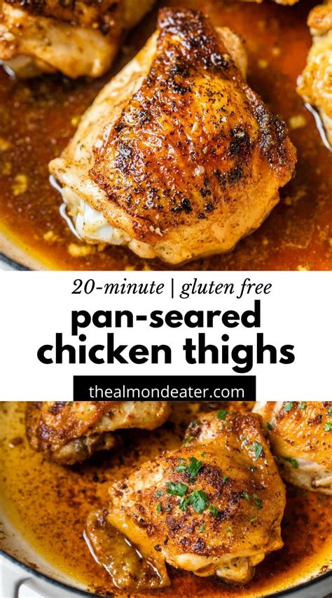 Pan Seared Chicken Thighs The Almond Eater