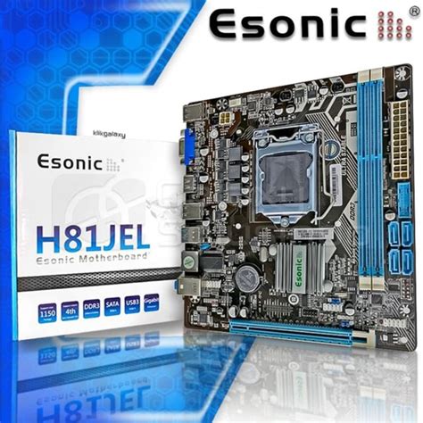 Jual Motherboard Esonic H81JEL LGA1150 H81 DDR3 Shopee Indonesia