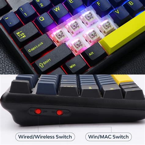 Epomaker Cidoo Abm Tkl Hot Swap Rgb Ghz Bluetooth Wired