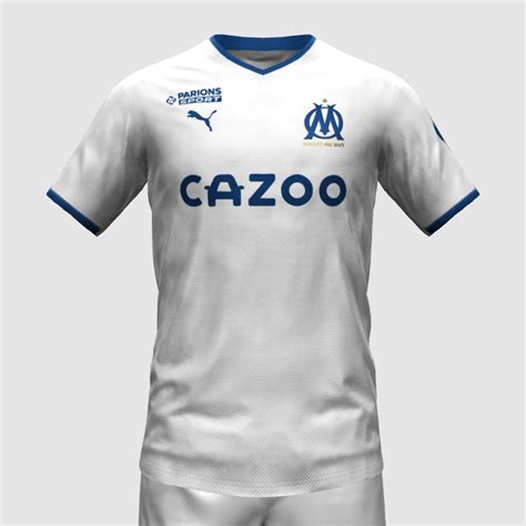 Maillot Marseille D Or Et De Platine FIFA 23 Kit Creator Showcase