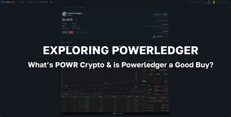 What Is The POWR Crypto And Is Powerledger A Good Investment BULB