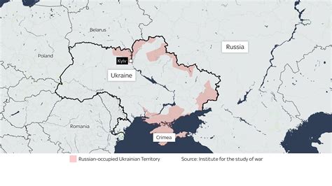 Ukraine Invasion Day Four Of Russias Advance In Maps World News Sky News