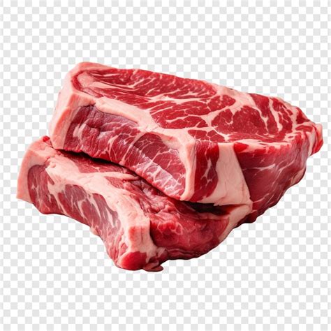 Premium Psd Beef Isolated On Transparent Background