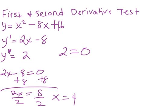 Untitled Math Calculus First And Second Derivative Test Showme