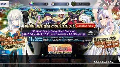 Banner de Pagó GSSR 6th Aniversario Fate Grand Order NA YouTube