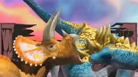 Dinosaur King Battle Against Ampelosaurus Youtube