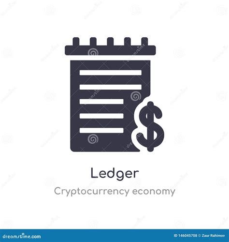 Ledger Icon Isolated Ledger Icon Vector Illustration From