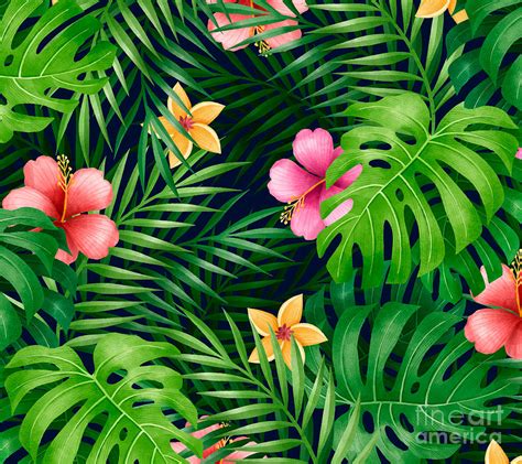 Tropical Foliage Pattern