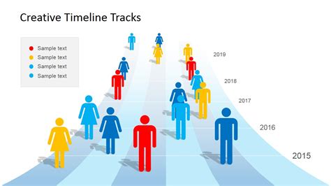 Creative Timeline Tracks PowerPoint Template - SlideModel