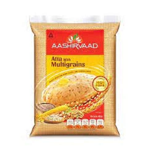 White Fresh High Fiber And Natural Whole Wheat Aashirvaad Chakki Atta