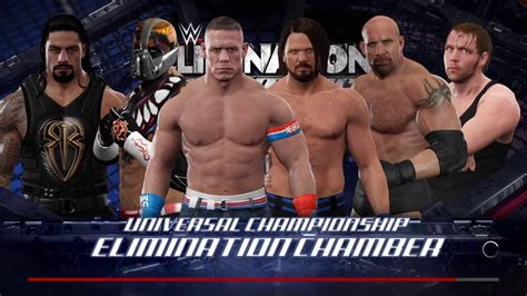 Wwe 2k1756 Man Elimination Chamber Matchfirst Legende Youtube