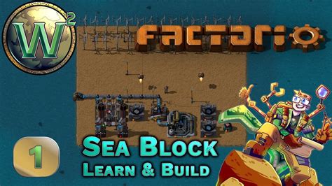 Factorio Sea Block Learn Build Basic Metals Let S Play Episode