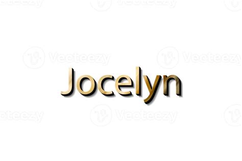 Jocelyn Nome 3d 16618571 PNG