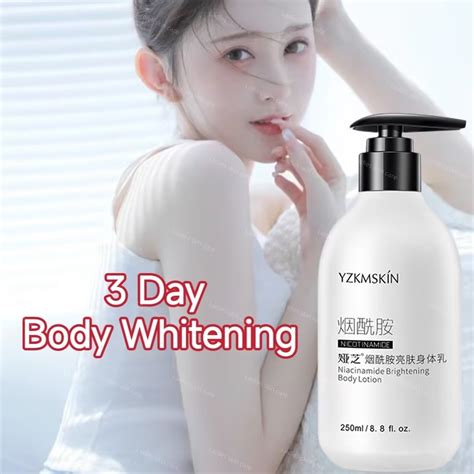 Just 3 Days Effective Permanent Whitening Body Lotion 250ml Nicotinamide Whitening Lotion