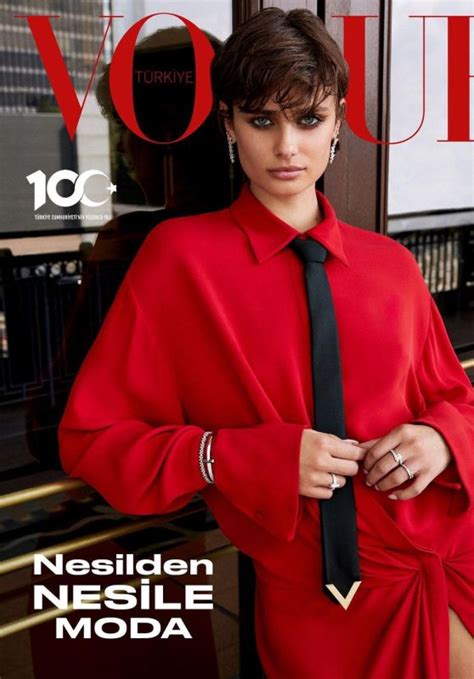 Taylor Hill - Vogue Turkey October 2023 Cover • CelebMafia