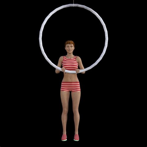 Aerial Hoop With Poses - Daz Content by DoroThee237