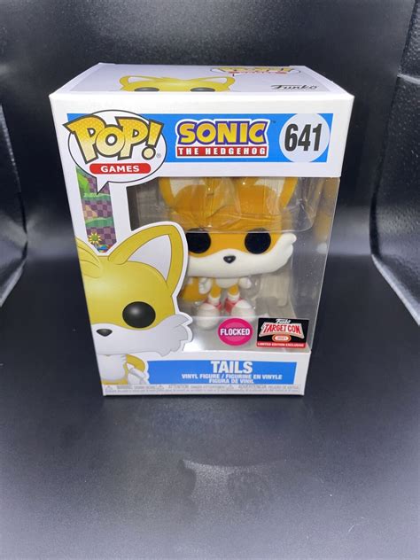 Funko Pop Games Tails Sonic The Hedgehog Target Con Flocked