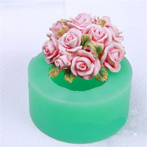 Rose Flower Silicone Molds Rose Flower Soap Mold Rose Silicone Soap