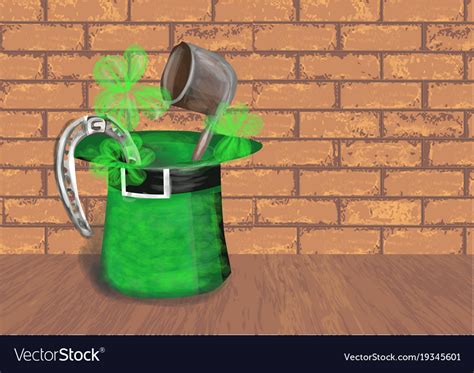 Saint Patricks Hat Royalty Free Vector Image Vectorstock