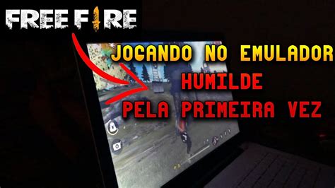 Jogando Free Fire Pela Primeira Vez No Emulador KKK YouTube