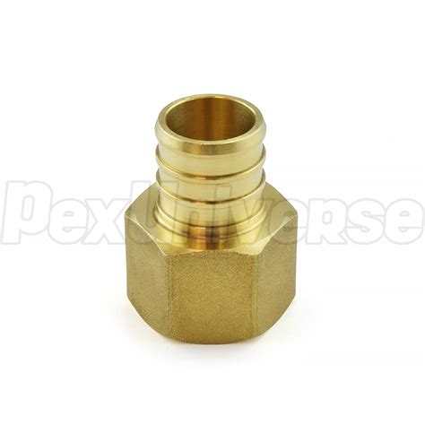 3 4 PEX X 1 2 Female Threaded Adapter Lead Free Brass PEX Fitting