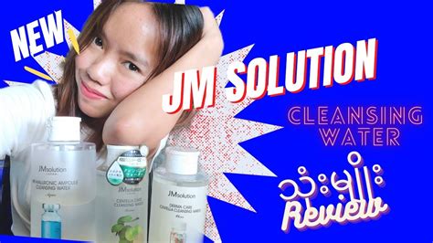 Jm Solution Cleansing Water Review H Centella Derma Care Youtube