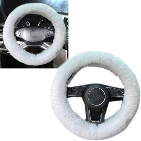 Amazon Zwzcyz Fluffy Steering Wheel Cover For Women Fuzzy Steering