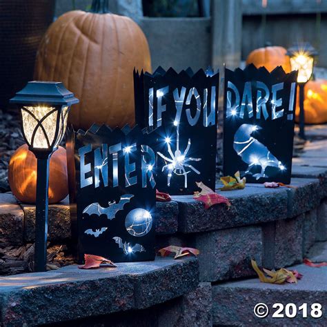 Vintage Halloween Metal Luminaries-3Pk Party Supplies Canada - Open A Party