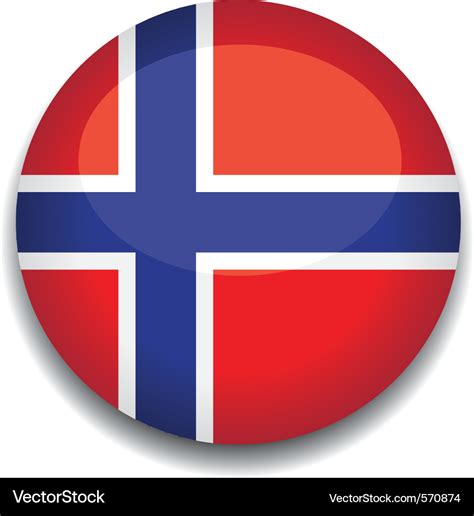 Norway flag Royalty Free Vector Image - VectorStock