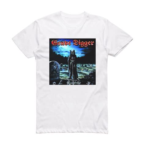 Grave Digger The Grave Digger Album Cover T-Shirt White – ALBUM COVER T-SHIRTS