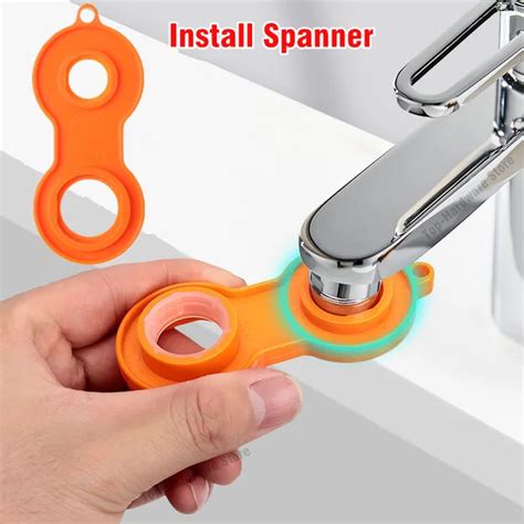 Universal Rotation Faucet Extender Sprayer Head Kitchen Robot Arm