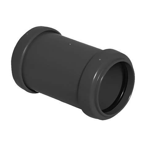 FloPlast Black Pushfit Waste Pipe Coupling 40mm On Demand Supplies