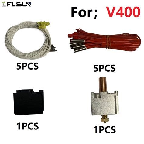 Flsun V400 Heating Tube 3d Printer Accessories 24v60w Temperatur Cartridge Heater Temperature