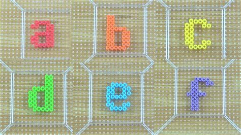 Perler Bead Letter Patterns