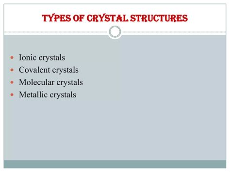 Types of solids | PPT