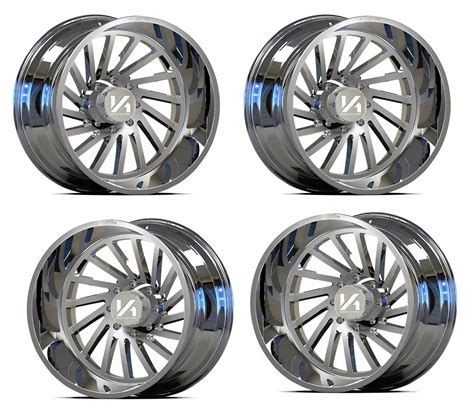 Arkon Off Road F Super Duty Caesar Chrome Lug Wheel Kit X