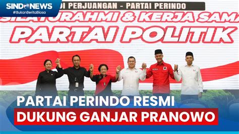 Perindo Dukung Ganjar Sekjen Pdip Kekuatan Ganjar Semakin Lengkap