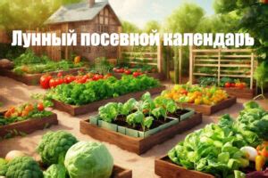 Лунный посевной календарь на 2025 год: таблица посадок