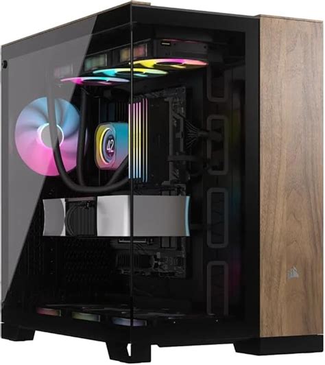 Corsair 6500x Mid Tower Atx Dual Chamber Pc Case Panoramic Tempered Glass