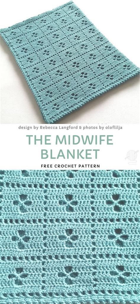 The Midwife Blanket Free Crochet Pattern Crochet Baby Blanket Free