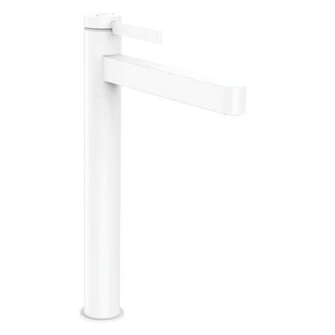 Hansgrohe Finoris Tall Highriser Matt White Basin Mixer 260mm Stiles