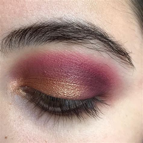 Berry And Gold Eye Look Ccw R Makeupaddiction